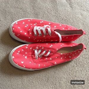 Old Navy Shoes | Hot Pink Heart Sneakers